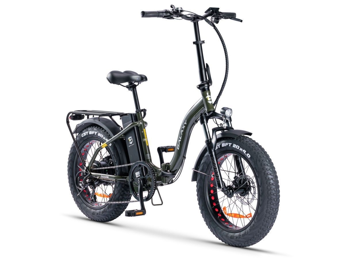 Električni bicikl 20" MARS fat bike (250W 36V/12.5Ah lithium) zelena
