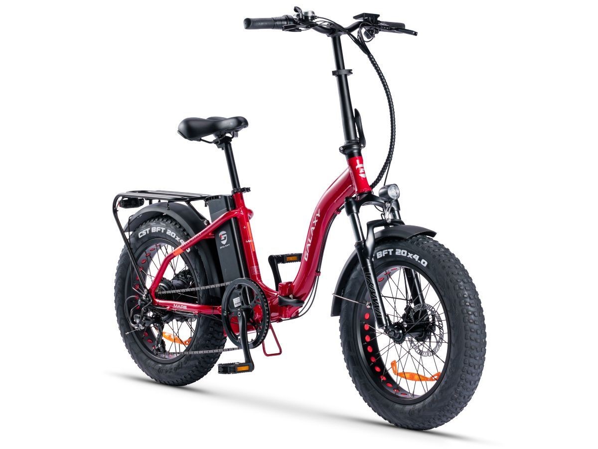 Električni bicikl 20" MARS fat bike (250W 36V/12.5Ah lithium) crvena