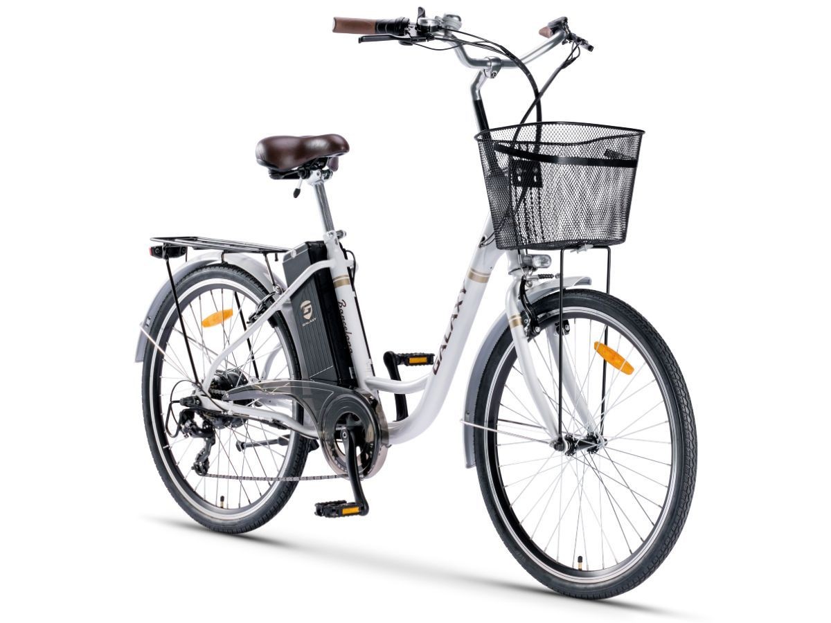 Električni bicikl 26" BARCELONA (250W 36V/10.4Ah lithium) krem