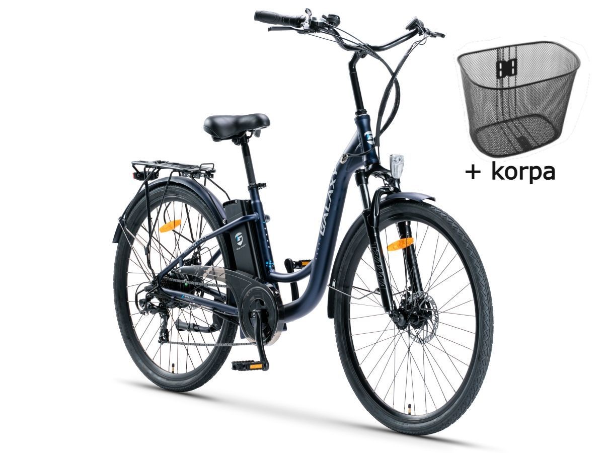 Električni bicikl 28" VALENCIA (250W 36V/10.4Ah lithium) plava MAT