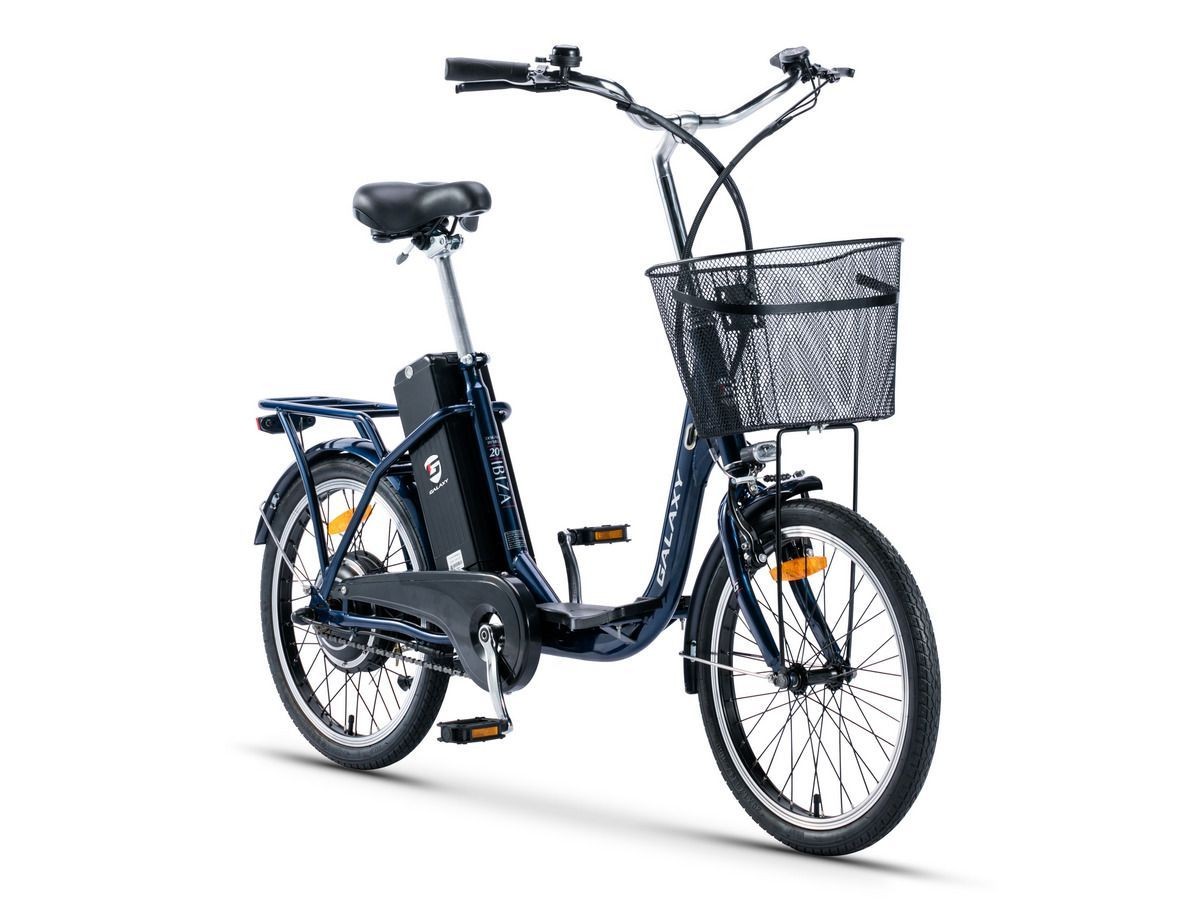Električni bicikl 20" IBIZA (250W 36V/10.4Ah lithium) plava